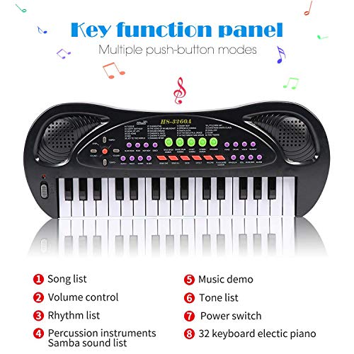 image for Liberty Imports Kids Piano Keyboard 32 Keys Portable Electronic Musica