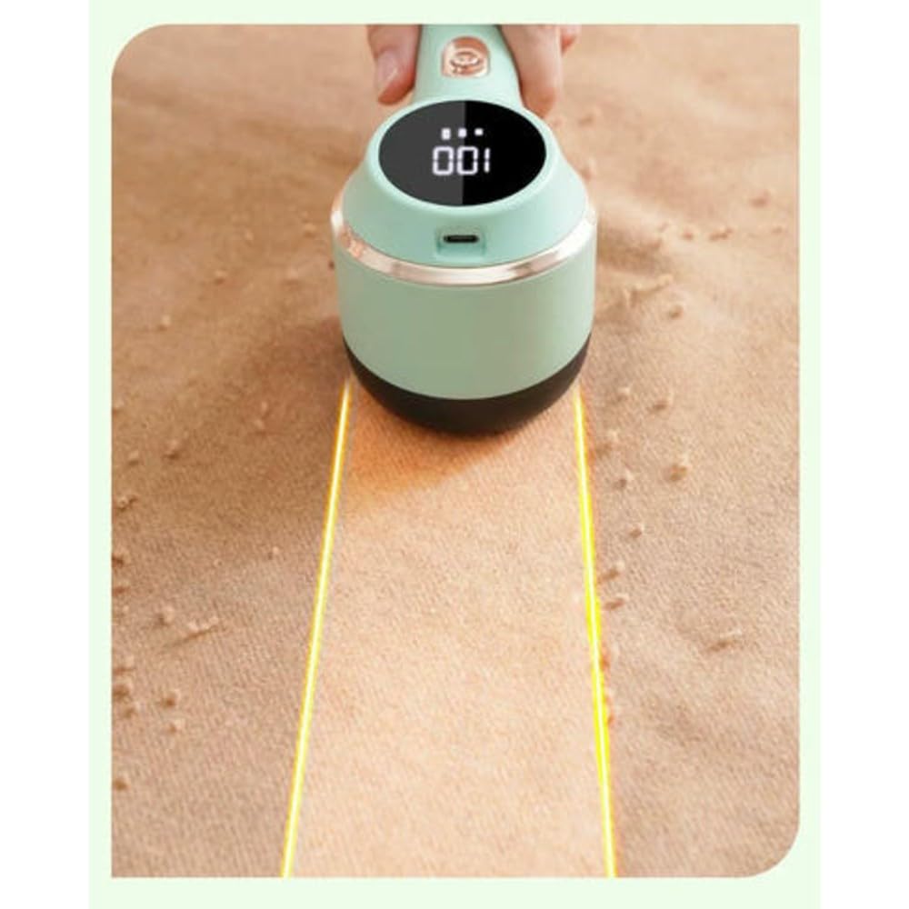 Quitapelusas eléctrico JJDFW con LED Digital Recargable para Ropa, suéteres, Telas y más.