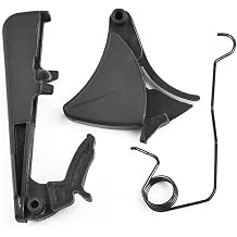 Throttle Lock Trigger Spring Kit for 340 345 350 353 357XP 359 Gas Chainsaw Parts Replacement Metal Throttle Trigger Lock and Spring Assembly Compatible with Model 340E 345E 346XP 351 359EPA