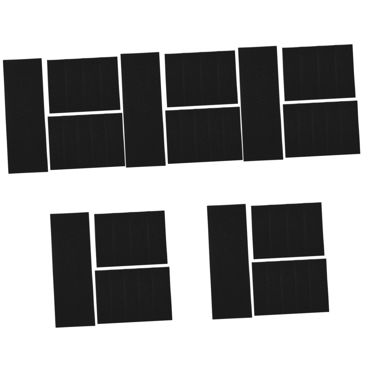 5 Sets Grip Tape Robustes Rutschfestes Schaumstoffband Für Finger-Skateboard-Spielzeug Einfach Anzuwenden 10 Stück * 5