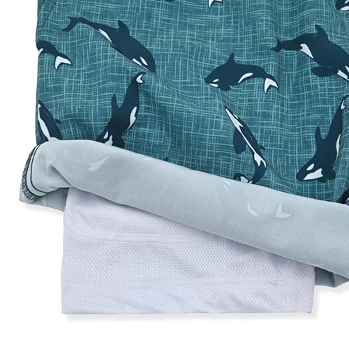 Eddie Bauer Men's SPF 50+ Volley Swim Trunk 8" Inseam Comes with Comfort Liner - Ultimate Comfort & Stretch3