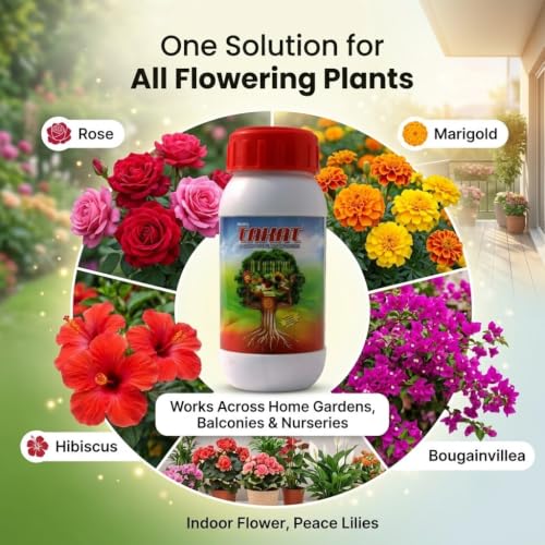 Image of Naval Takat - Bio-Fertilizer For Flowering & Growth, Seaweed Base Fertilizer, Perfect Liquid Fertilizer For Rose Plants (1000 Ml)