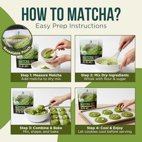 Jade Leaf Matcha Powder, Organic Culinary Grade, 30g / 1.06oz - image 3