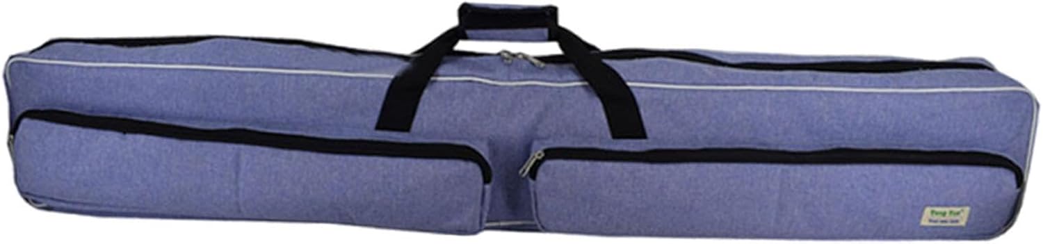 Billiard Pool Cue Rod Case 3x4 1/2 Oxford Cloth Lightweight Carrying Bag 7 Holes for 9-Ball Pool Accessories Storage