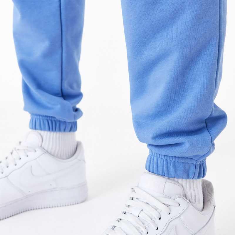 Jogger New Era pantalon de survêtement en molleton bleu avec cordon