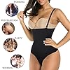 Nebility-Women-Waist-Trainer-Shapewear-Thong-Bodysuit-Seamless-Tummy-Control-Panty-Faja-Open-Bust-Body-Shaper Nebility Women Waist Trainer Shapewear Thong Bodysuit Seamless Tummy Control Panty Faja Open Bust Body Shaper (XL/2XL, Black)