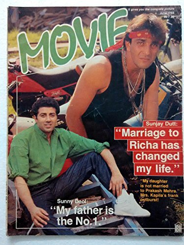 Movie June 1988 Sanjay Dutt Sunny Deol Poonam Dhillon Aamir Khan Farha Shammi Kapoor Smita Patil Kamal Haasan - India Bollywood Magazine