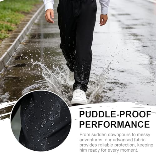 Pantalon imperméable pour garçons léger et résistant d'école - 3