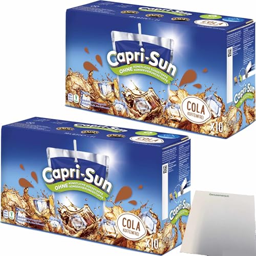 usy Bundle für Capri Sun Cola Koffeinfrei 2er Pack (2x10x200ml Packung) + usy Block