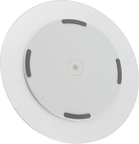 Firm Aluminum Alloy Laptop Monitor Base 360 Degree Rotation Stand for Computer Desk Silver