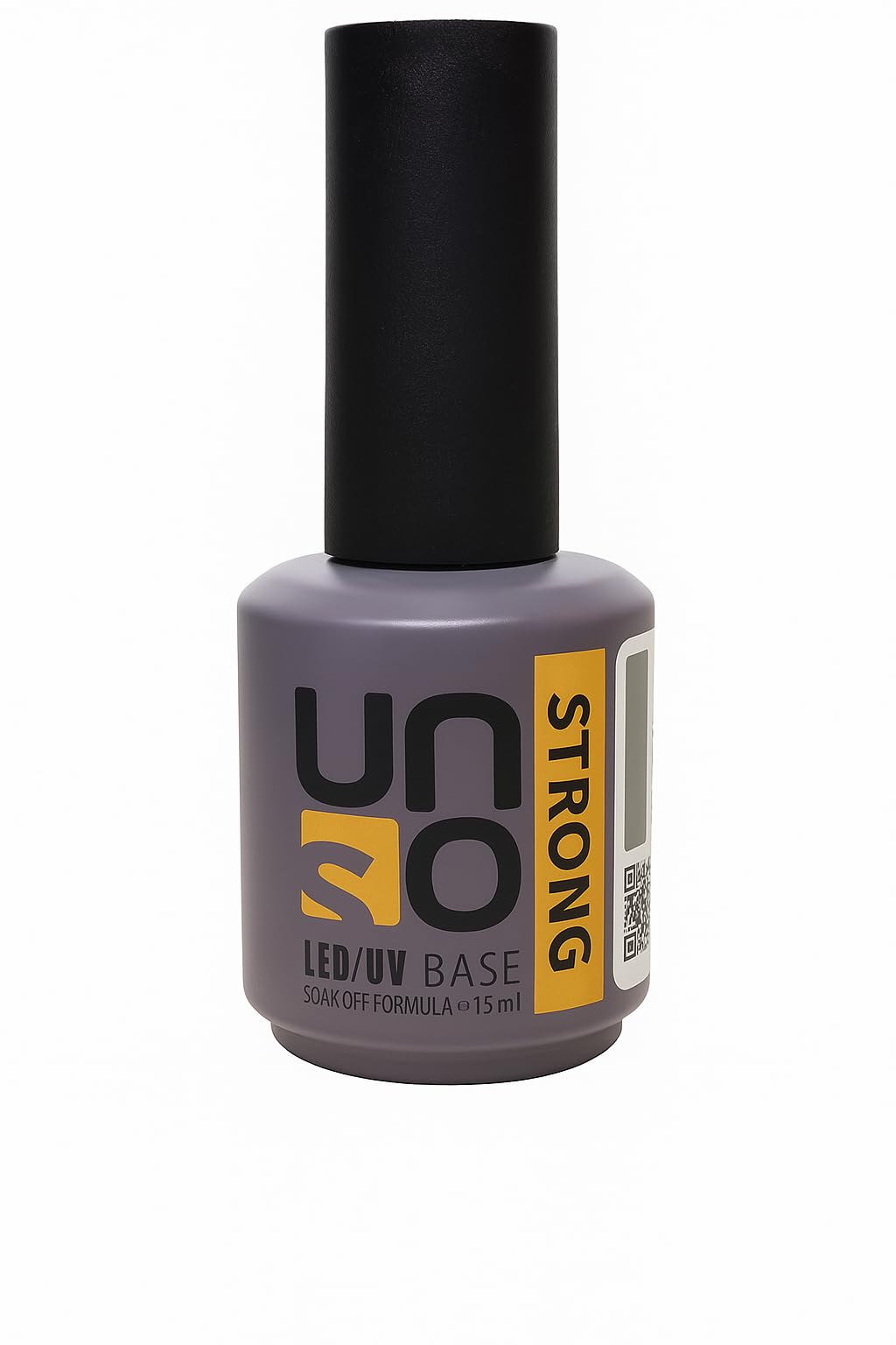 UNO Professional STRONG BASE COAT 15ml -Long-Wear Formula - 0.5 Oz Foundation for Nails, Extended Manicures & Pedicures, Protect Your Nails,
