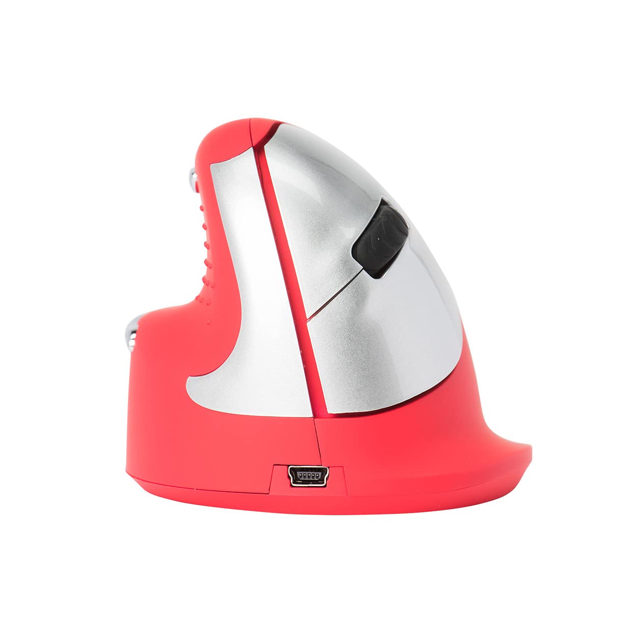 R-Go HE Sport Vertical Ergonomic Mouse Bluetooth for Left Handed WithBreak Software Rechargeable Resolution DPI 800 1200 1600