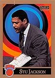 1990-91 Skybox Series 2 Basketball #318 Stu Jackson New York Knicks Head Coach Official NBA Properties Trading Card