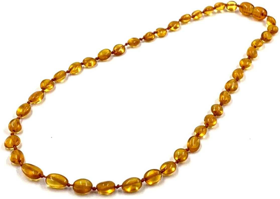 Amber Necklace For Women - Handmade amber Necklace For Adults 18 inches