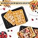 Waffeleinsatz Heißluftfritteuse Zubehör, 2 Stück Silikon Belgische Waffelform, Doppelt Backschaleneinsatz für Friteusen, Kompatibel mit Ninja AF300EU, AF400EU, AF451EU, SL400EU, und AF500DE