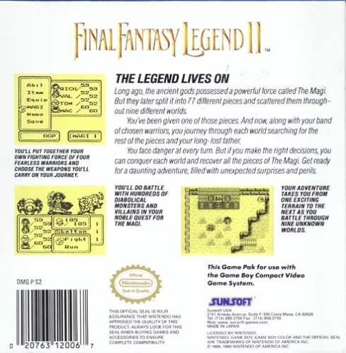 Final Fantasy Legend 2 #TOP1