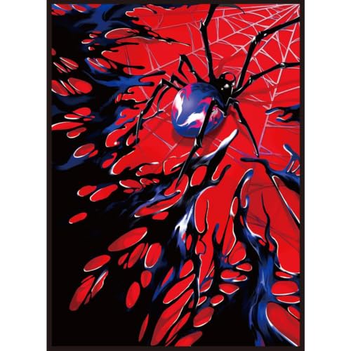 EIBEILI Spider Diamond Art Kits for Adults Diamond Painting Kits for Adults Beginner 5D DIY Full Round Drill Diamond Dots Paintings for Home Wall Decor Gift 12X16inch