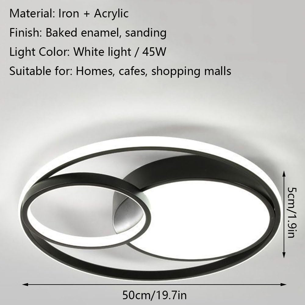 Plafoniera LED Rotonda Minimalista Nordica Lampade A Pannello Piatto