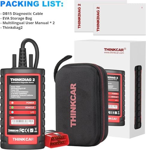 Image of Thinkdiag2 OBD2 Diagnostic Scanner for iOS & Android, Intelligent Scan Tool with CAN-FD Protocol, 15+ Reset Functions, ECU Coding with 1 Year Update