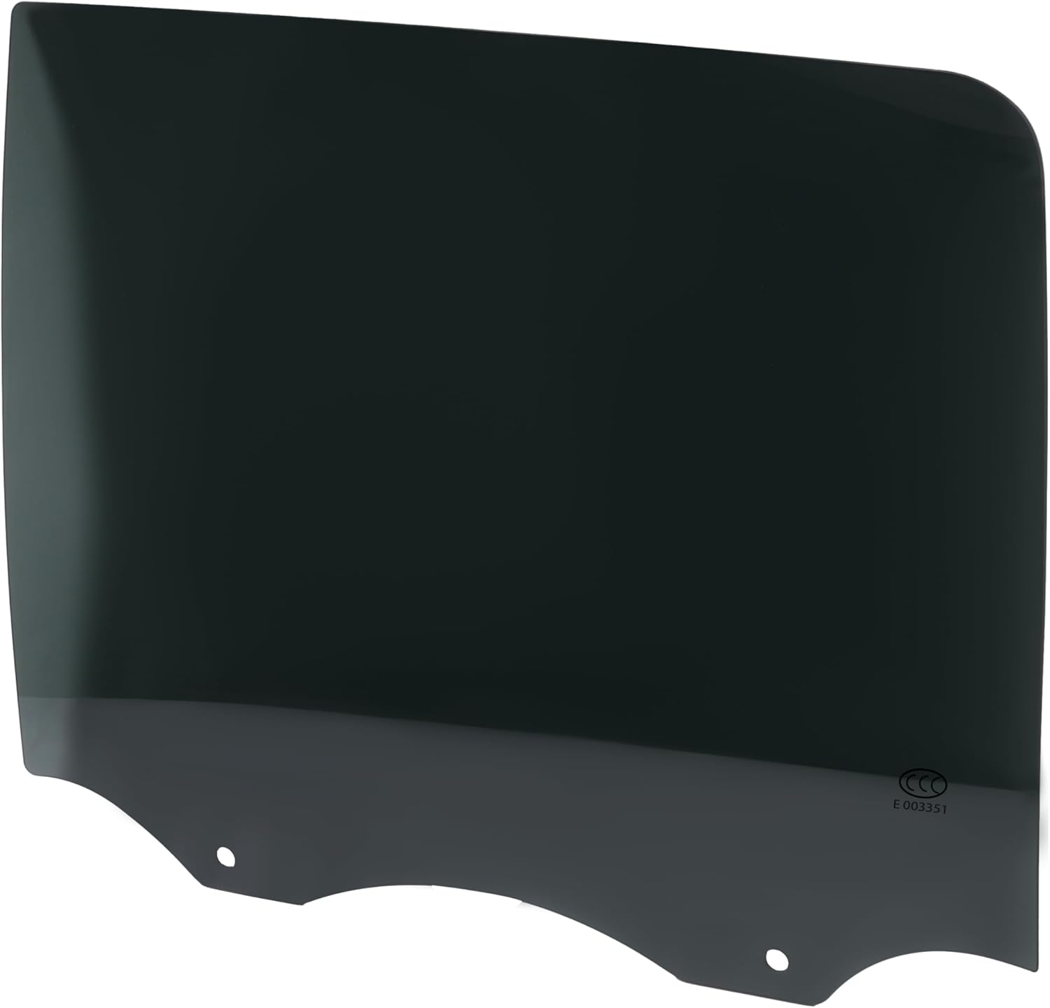 ALMULOO Rear Driver Side Door Window Compatible with Ford F Series 2015-2022 F150 2017-2022 F250 F350 F450 F550 4 Door Crew Cab Left Side Tempered Glass Dark