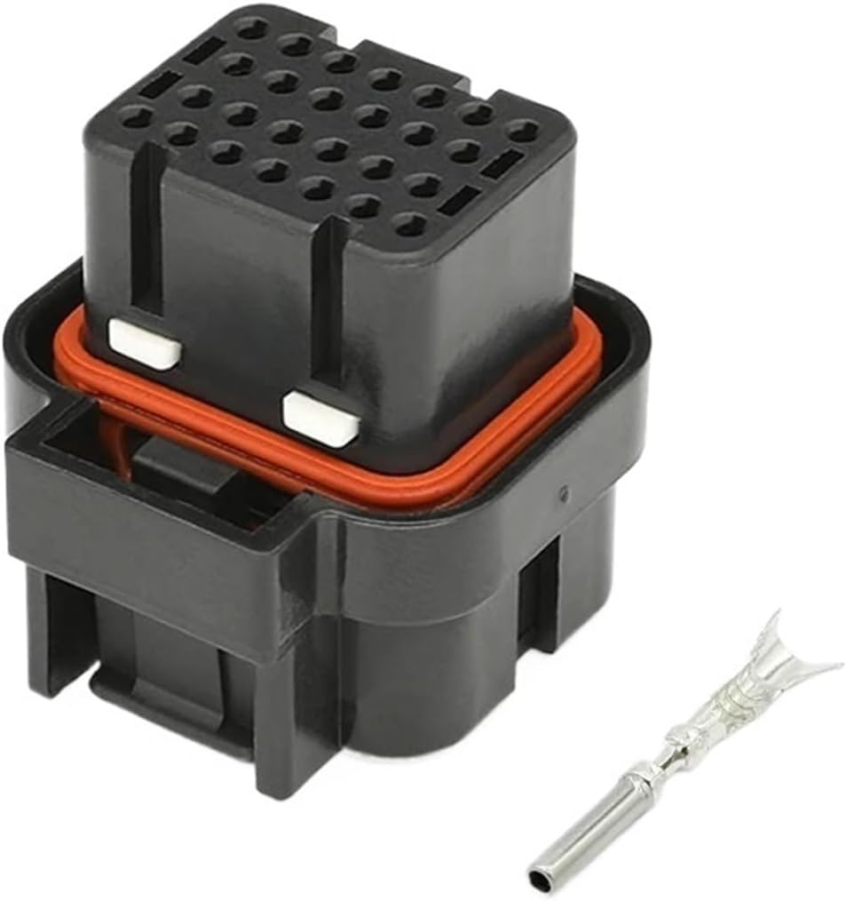 3-1437290-8 Automotive Waterproof Connector 26 Core 4 Card Slot Series Wiring Harness Connector(FEMALE_1SET)