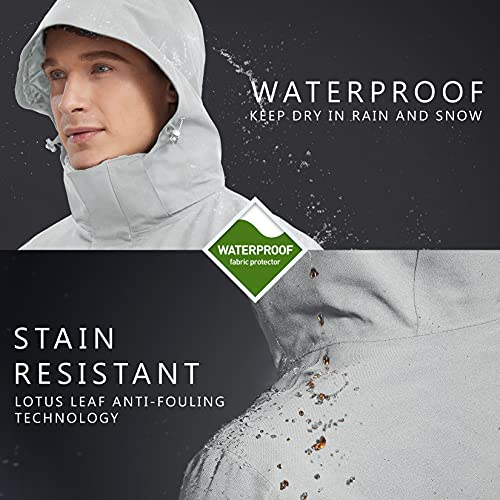 CAMEL CROWN Heren winterjas warme 3-in-1 ski-jas winddichte fleece jassen waterdichte outdoor jas heren hardshell jassen camping winterjas - Image 3