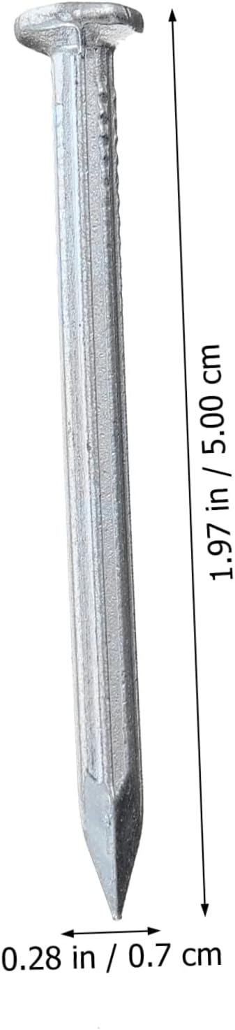 515pcs Galvanized Concrete Wall Nailer 40mm-50mm for Hanging Painting and Wall Decor Projects