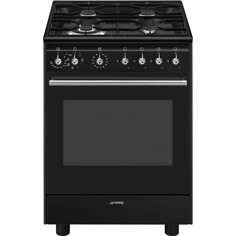 Smeg Concert CX61GMBL cucina Elettrico Gas Nero A