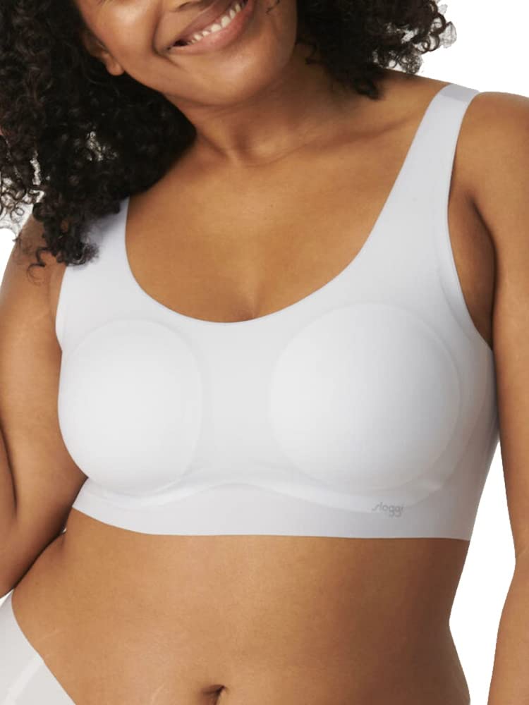 Sloggi Damski biustonosz Zero Feel Top EX/bez fiszbin/wyściełany/pull-on