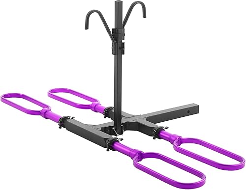 Miniatura 13 de Soporte de bicicleta para automóvil, soporte de bicicleta eléctrica para enganche de remolque 2 bicicletas, soporte para bicicleta de automóvil