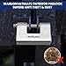 WARLION Heavy Duty Padlock - 90mm Solid Stainless Steel Lock with 4 Keys & 7/16