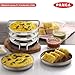 PANCA Stainless Steel Dhokla Maker, Thatte Idli Maker, 3 Big Plates, 16 cm Plates Set With Stand, Fits in all Cookers