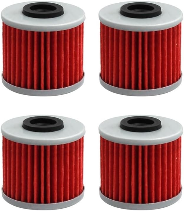 Oil Filter Fit For NC700X DCT CTX700N DCT CRF1000D SXS1000M3 1000 TALLON 1000R 1000-5 GL1800 NC750 15412MGSD21(4 PCS)