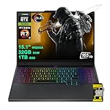 Lenovo Legion 5 AI-Powered Gaming AI PC Laptop 15.1' WQXGA 2560x1600 OLED 165Hz AMD Octa-core Ryzen 7 260 32GB RAM 1TB SSD GeForce RTX 5060 DLSS4 (Up to 572 AI Tops) Harman Win11 ICP Hub w/Copilot AI