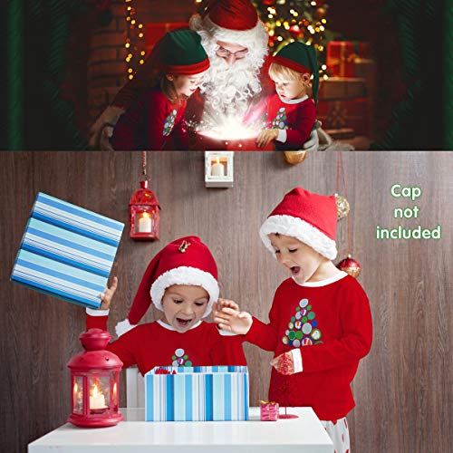 Tphon Girls Christmas Pajamas Toddler Boy Kids Holiday Pajamas Set Santa PJS Winter Sleepwear Children Clothes(Size 2T-12Y)2