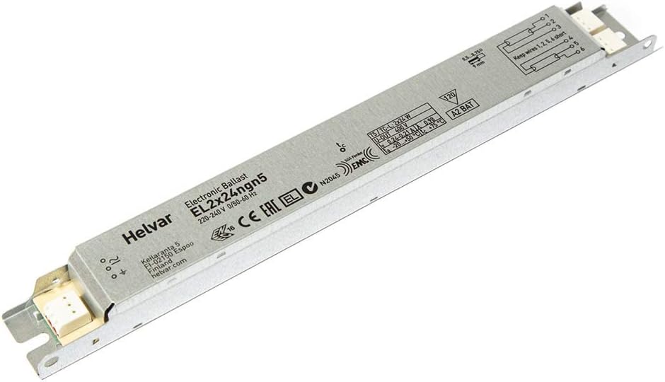 Helvar Twin T5 Juwel Compatible Aquarium Light Unit Ballast, 24W Twin