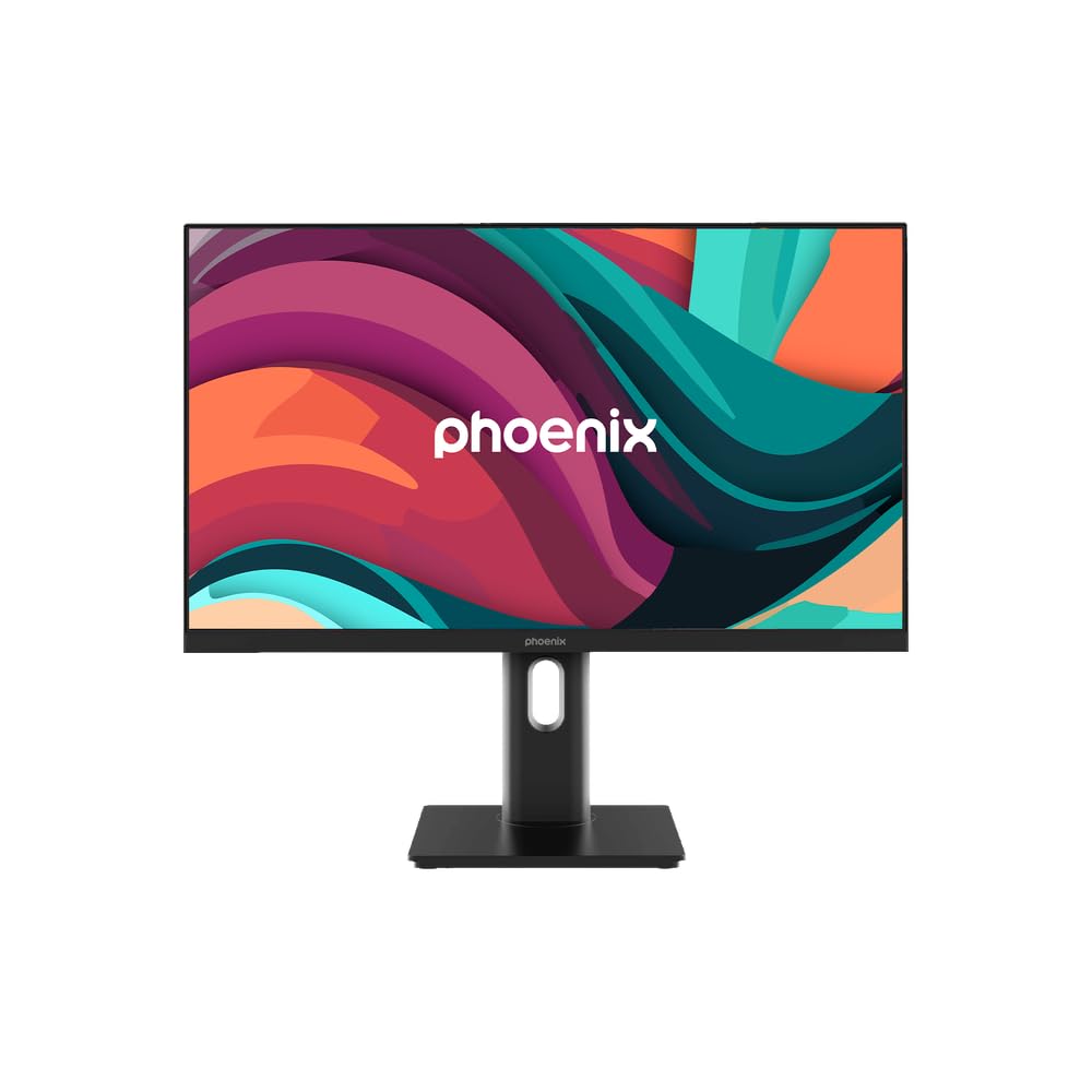 Phoenix Technologies Monitor Phoenix Essence 24 Pro 27" IPS Grado A+ Full HD 1920x1080 100Hz Conectividad HDMI, DisplayPort, VGA Altavoces integrados Ajuste ergonómico Filtro de luz