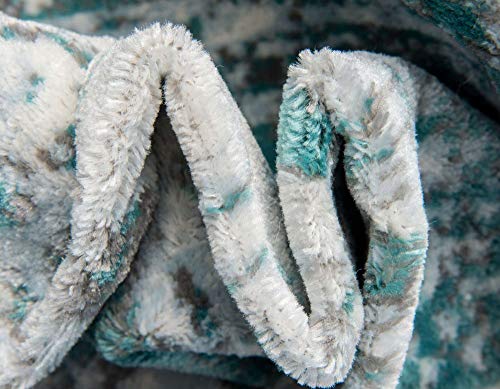 Unique Loom Sofia Collection Area Rug - Salle Garnier (8' X 11', Turquoise/ Blue) #TOP6