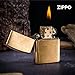 Zippo Lighter Solid brass with brushed finish