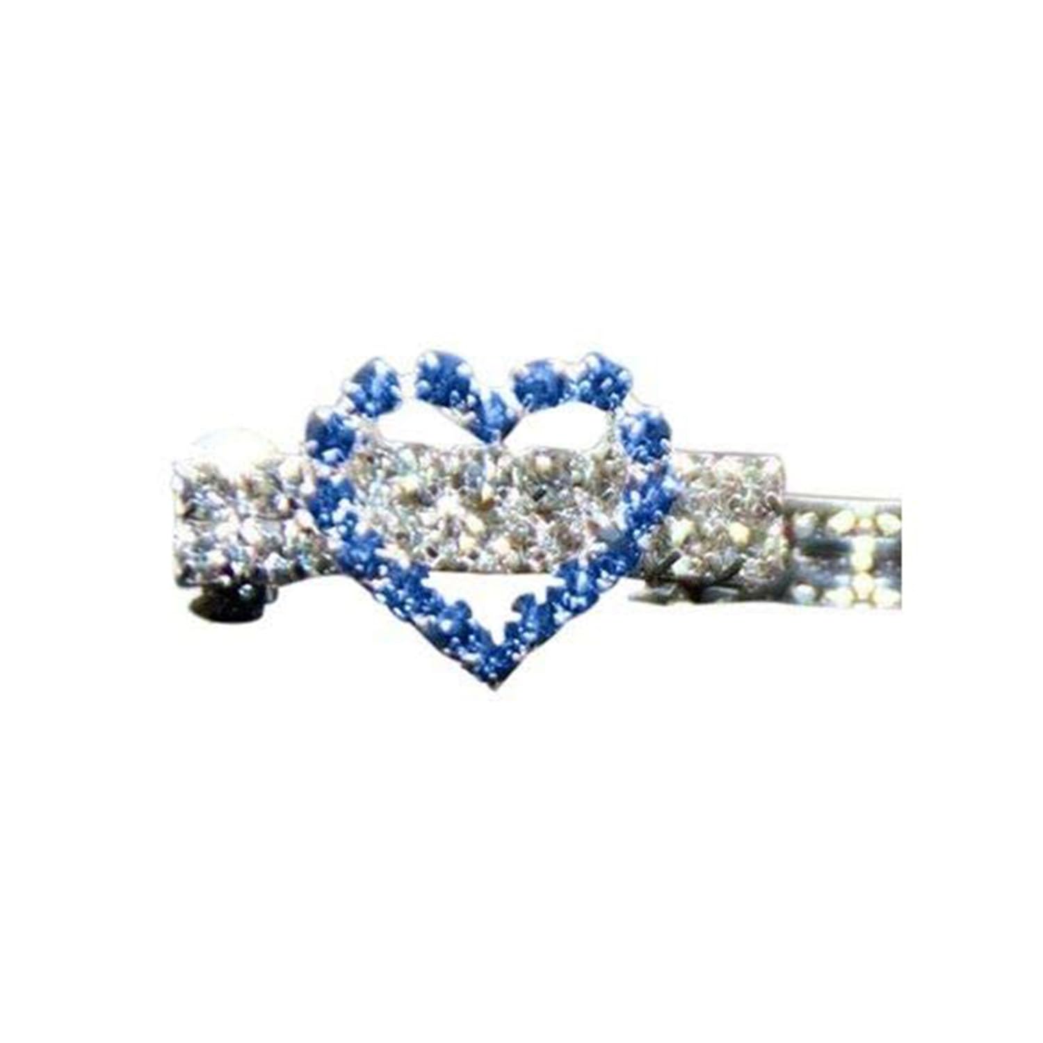 Emily Pets Heart with Stone Hair Clips Crystal Pet Hairpin Cute Hair Clips for Cats Dogs Pet Hair Grooming Pet Hair Accessories - Blue (B08VDC2SWH) Amazon Price History, Amazon Price Tracker