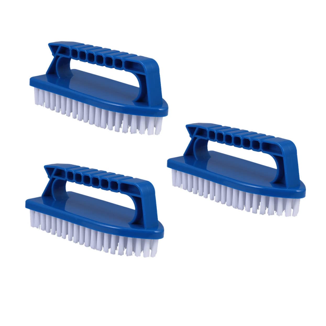 BESPORTBLE Swimming Pool Scuba Brush 3 Pack Utility Brushes for Pool In-ground Pool Brush Comfort Grip Blue