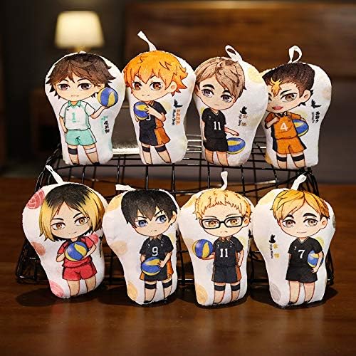Miniatura 2 de Almohada de peluche de anime Oikawa TooruShoyo HinataKozume KenmaTobio Kageyama, figura de anime, muñecos de dibujos animados, cojín suave y lindo