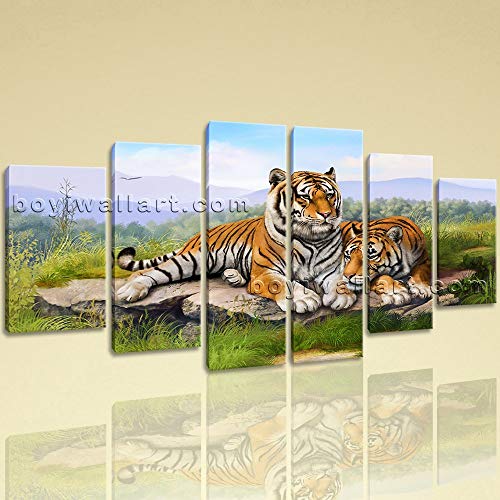 Extra Large Animal Wall Art Abstract Print Dining Room