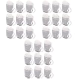 minkissy 27PCS 30ML Travel Size Clear Bottle with Keychain Bulk Plastic Pump Bottles with Flip Cap Leakproof Refillable Bottles Empty Shampoo Bottle for Liquid Travel Lotion