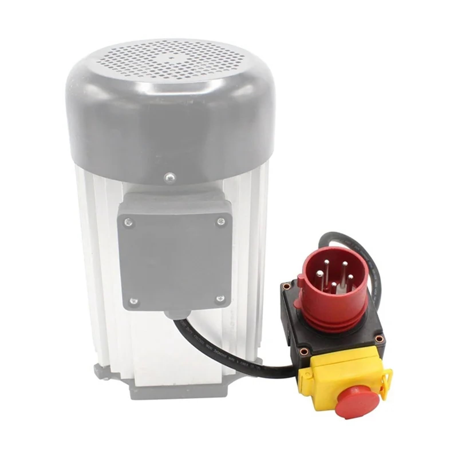 Interrupteur de machine 3X KOA7 380/400 V triphasé avec câble et inverseur de phase, y compris volet d'arrêt d'urgence combiné