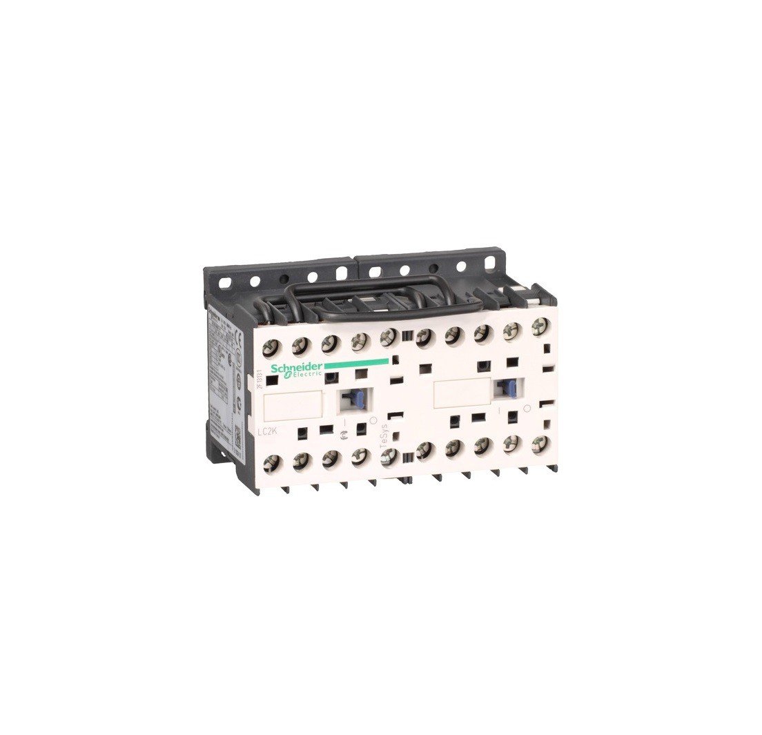 Schneider Electric LC2K0601M7 TeSys K Contactor Inversor 3P - AC-3, 440 V 6 A, Bobina 220-230 V CA