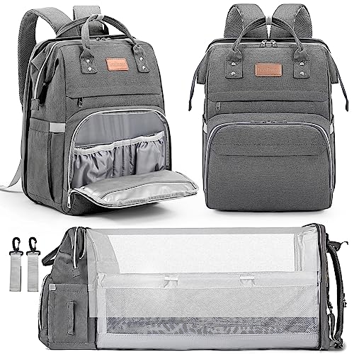 LexiRoman Diaper Bag Backpack, Large Capacity Multifunction