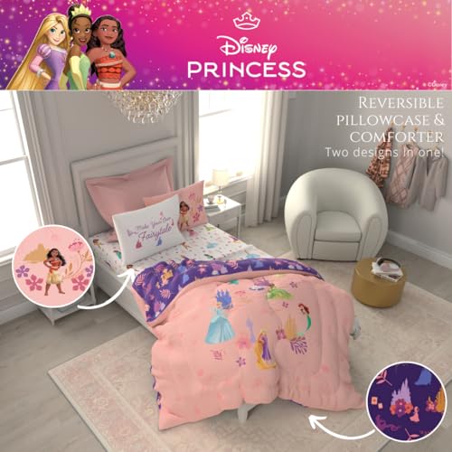 image for Franco Collectibles Disney Princess Recycled Bedding 4 Piece Super Sof
