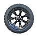 14 Inch Glossy Black Panther Golf Cart Wheels & Tires Set of 4, 23x10-14 All Terrain Tires DOT Certified Golf Car Wheels Compatible with EZGO, Club Car, YMH, 5 or 6