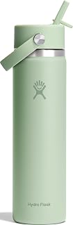 Hydro Flask Insulated Stainless Steel Water Bottle with Wide Straw Lid